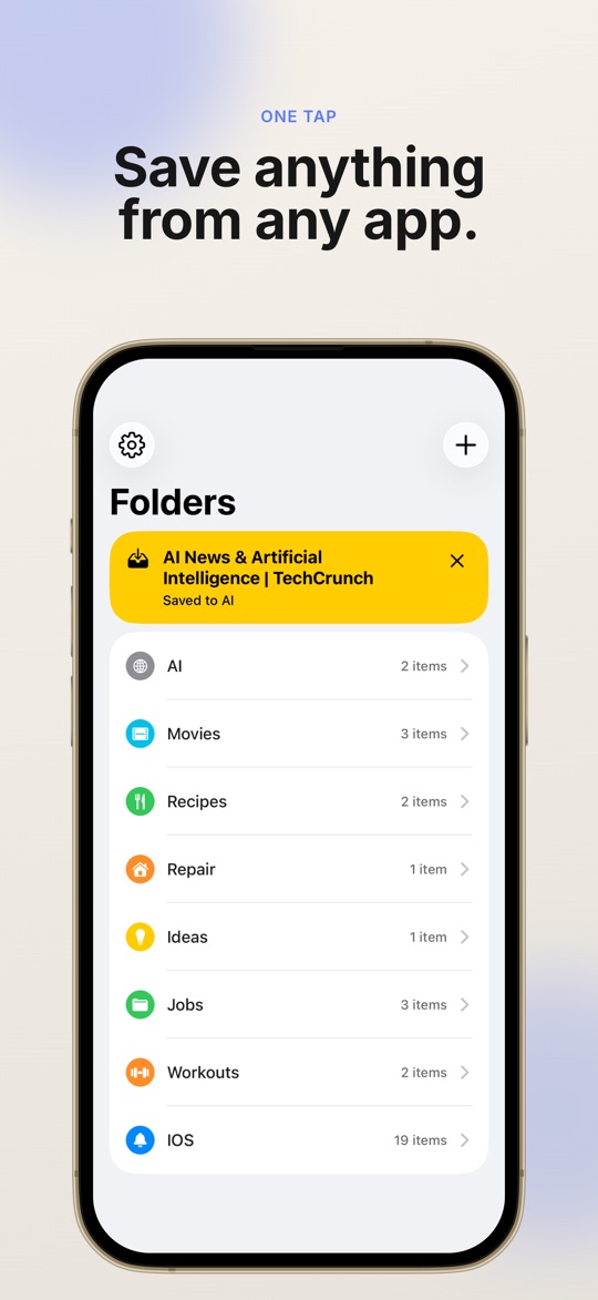 Deck: Save Links & Bookmarks screenshot 1 of 8