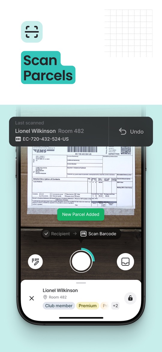 Parcel Tracker - Mailroom screenshot 1 of 4