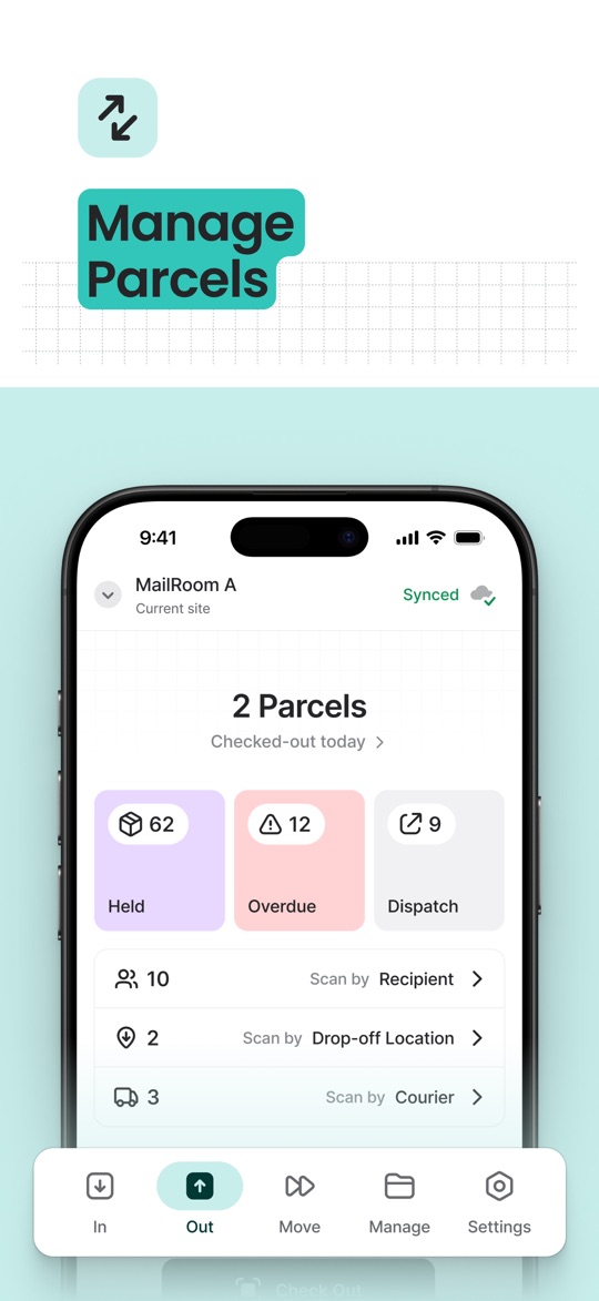 Parcel Tracker - Mailroom screenshot 2 of 4