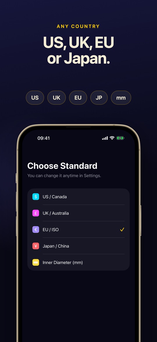 Sizewise: Ring Sizer & Finder screenshot 2 of 4